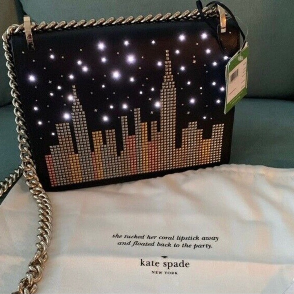 RARE BNWT Kate Spade Glitzy Ritzy Skyline Marci - Picture 7 of 16